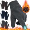 Thickened Thermal Fleece Gloves TouchScreen Winter Mittens Cycling Gloves Bike Bicycle