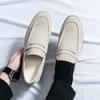 Fashion Spring New Classic Suede Loafers Men Casual Shoes Luxury Brand Mens Breathable Slip On Driving Shoes Nubuck Leather Moccasins