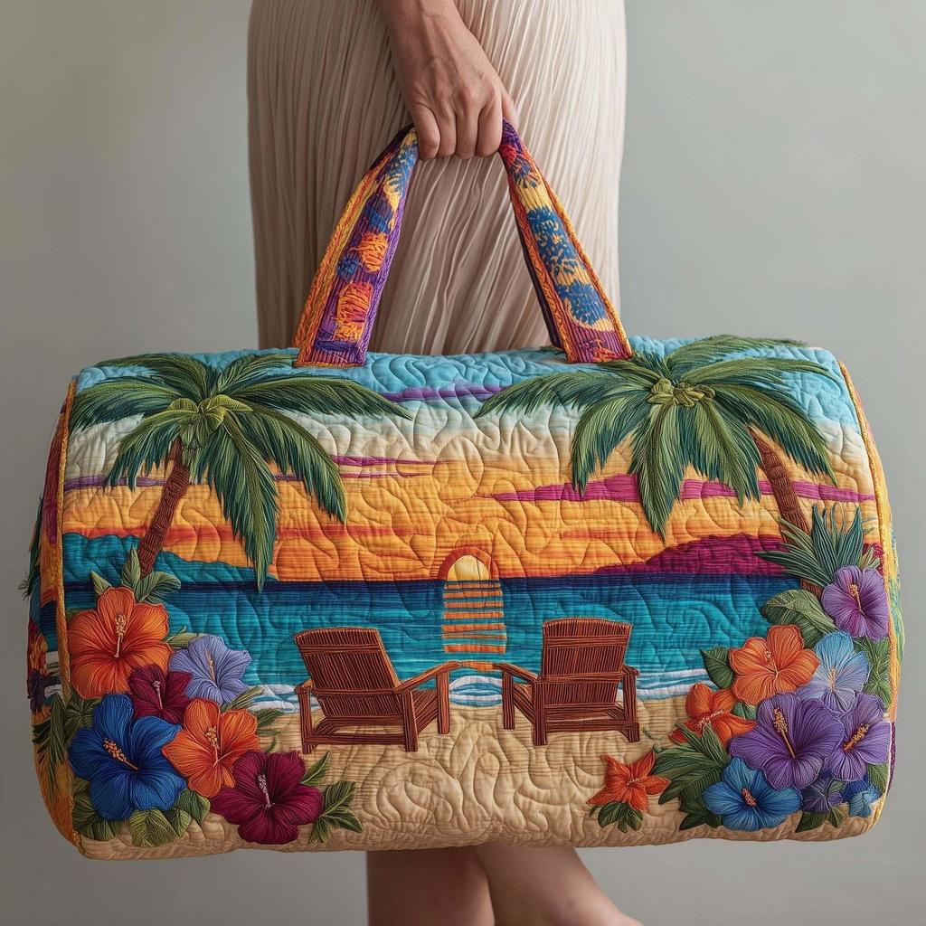 2026 New 3D Coconut Tree Series Handheld Travel & Sports Fitness Bag