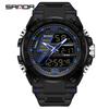 Sanda Men's Multifunctional Waterproof Luminous Military-Style Outdoor Sports Electronic Watch