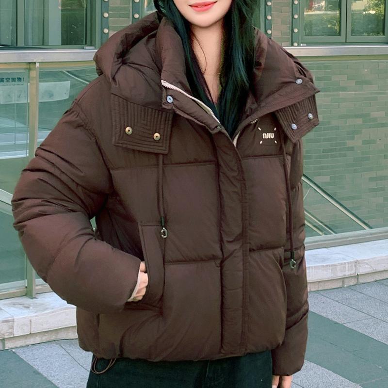 Fashion Women Winter Coats 2025 Elegant Plus Size Short Parkas Loose Thick Warm Outerwears Lady Jackets