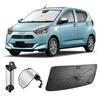 [Открытие/Закрытие одним касанием] Daihatsu Mira e:S 2-е поколение LA350S/LA360S Модель 2017- Специальный солнцезащитный козырек, вид под углеродное волокно, Температура в салоне Con