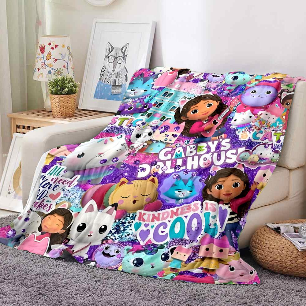 Dreamland Collage Flannel Blanket Throw Blanket Soft Warm Sofa Bed Camping Home Decor Unique Christmas Gift C9211908