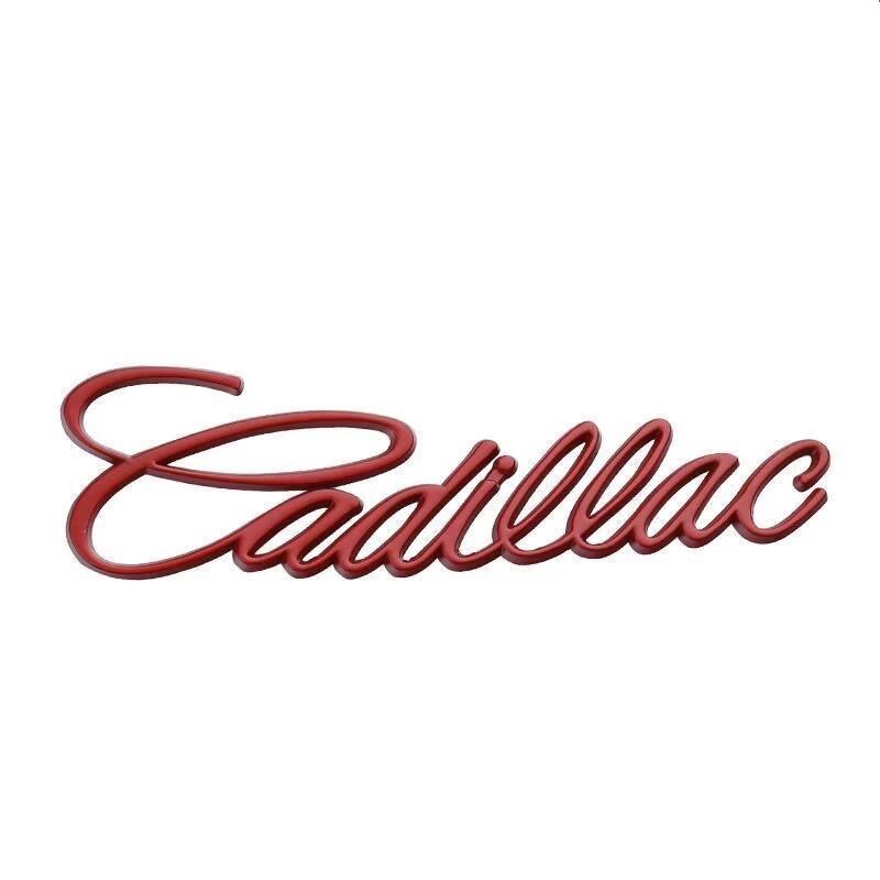 For Cadillac Logo Escalade CT5 CT6 XT5 XT6 DTS SLS XLR ATS SRX Tiburon Car Side Fender Rear Letter Sticker Styling Accessories