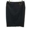 Midi Length Trapezoid Skirt 38 Black Women Used