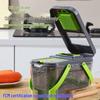22-Piece Handheld Multifunctional Vegetable Cutter & Storage Set: Slicer, Shredder, Grater & More