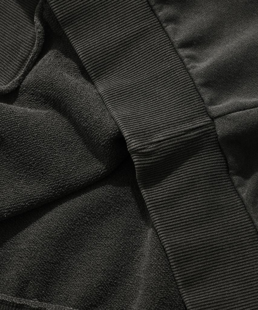 Худи с логотипом Balloon Suede [Пигментный черный]