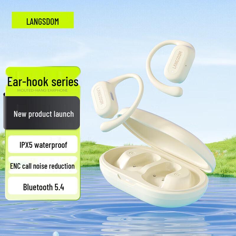 Lanston TS19 Ear-Hook Open-Ear Bluetooth Sports Earphones