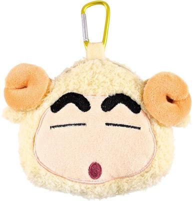 [Tee's Factory] Мягкая игрушка-талисман Shin-chan на молнии с карабином, забавная овечка KS-5546283HI