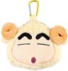 Tees Factory Crayon Shin-chan Shinnosuke Strange Sheep Plush Zipper Mascot with Carabiner (KS-5546283HI)