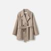 Broadcast Women's Wool Blend Suit Collar Short Coat