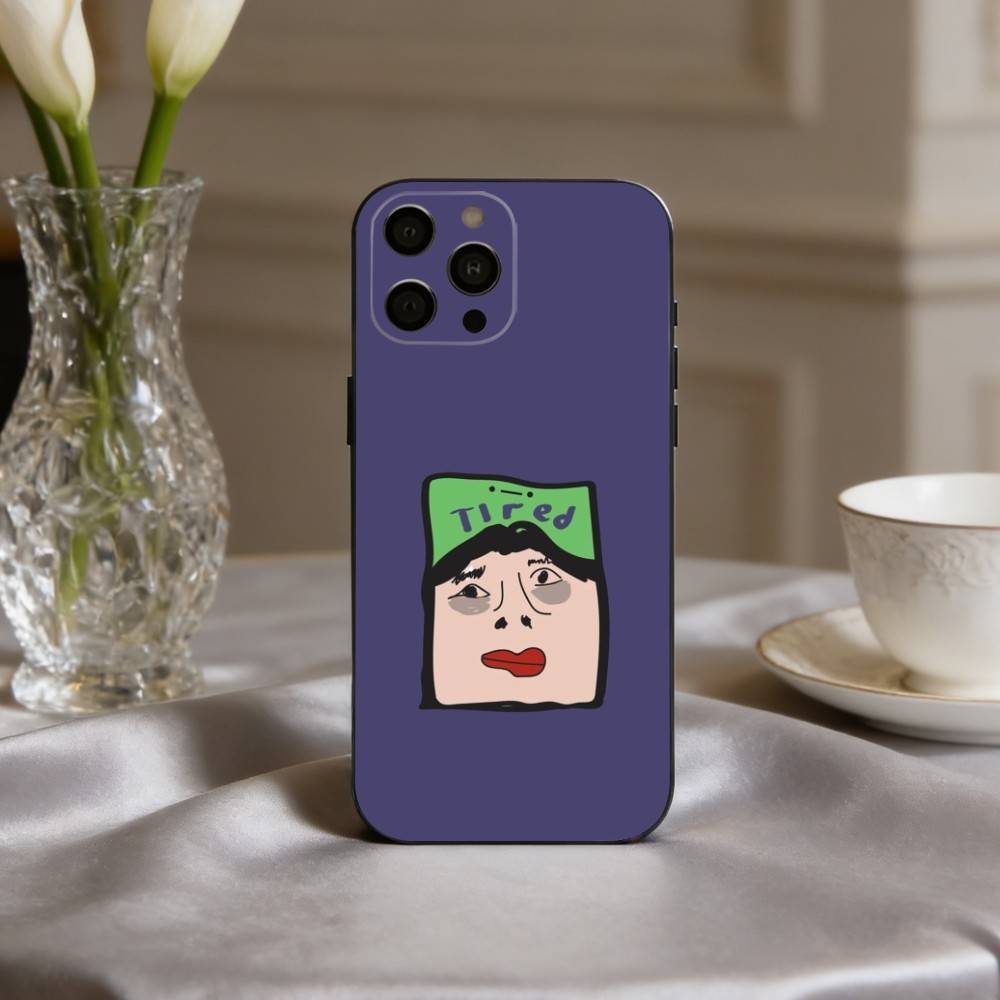 Funny I Am C-Cool Pattern  Phone Case For iPhone 17pro,16,15,14,13,12,11 Plus,Pro Max,XS,Soft Silicone Black Cover