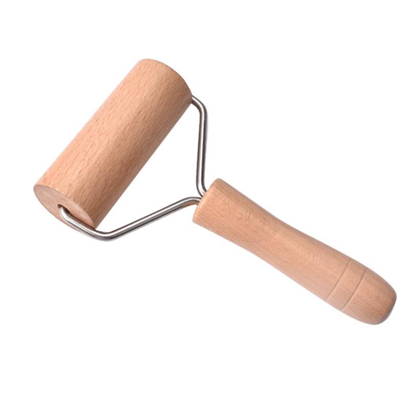 Double Dough Roller Pottery  Polymer Clay Rolling Pin Wooden Roller For Diamond Rhinestone Embroidery Art Hobby Supplies