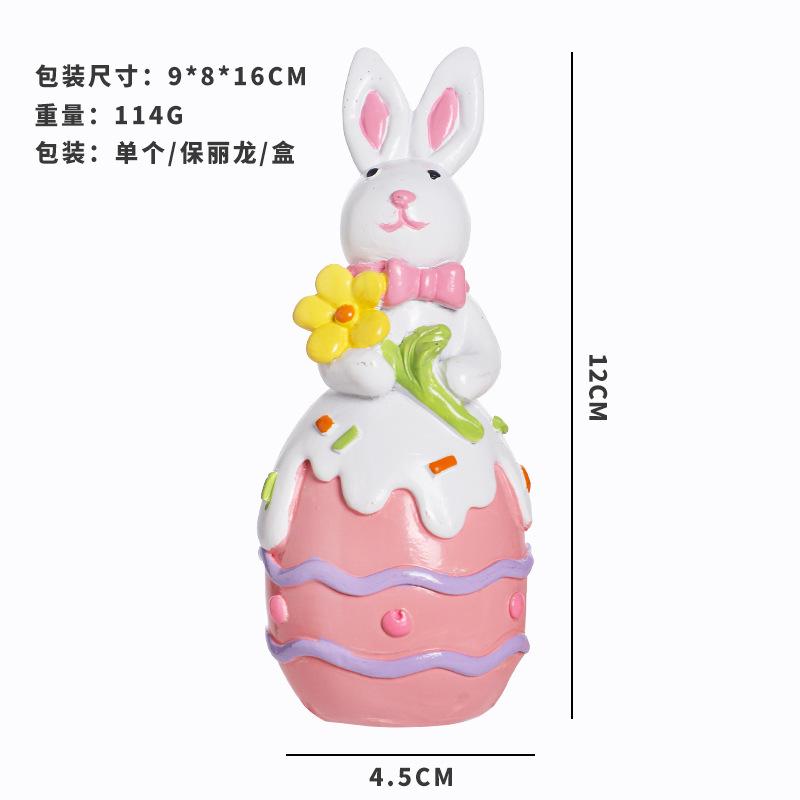 Пасхальные украшения, Инс, Милые кролики, Пасхальные яйца, Полимерные фигурки, Подарки для домашней вечеринки