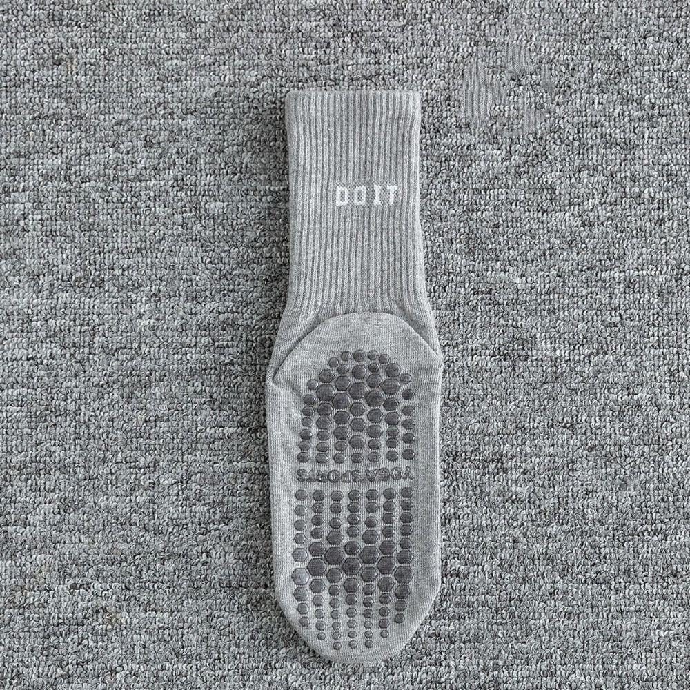 2 пары хлопковых спортивных носков однотонные полосатые носки для пилатеса новые носки до середины икры для йоги