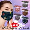10PCS Adult's Mask Paisley Print Disposable Face Mask Industrial 3Ply Ear Loop