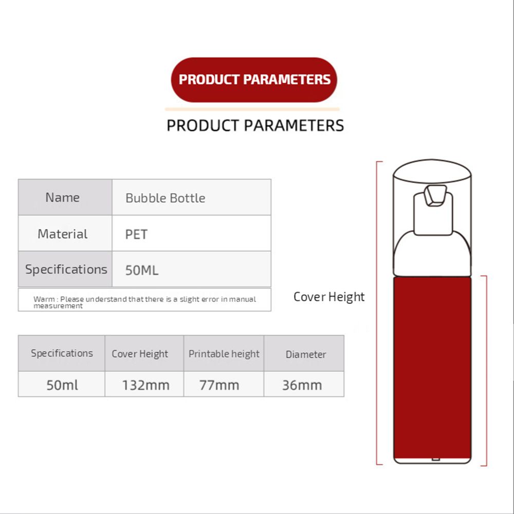 Матовый контейнер для лосьонов Дозатор для мыла Бутылки для пены Бутылка с дозатором для пены Пустая косметическая бутылка