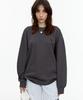 FALLETT Brush Logo Sweatshirt Charcoal