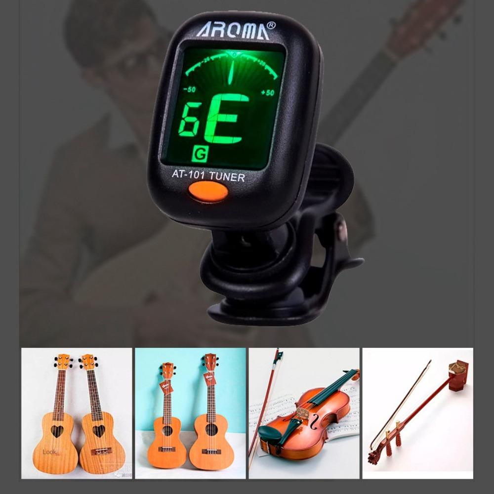 LCD Display Acoustic Guitar Tuner Chromatic Digital Guitar Tuner Electric Digital Tuner  Bass
