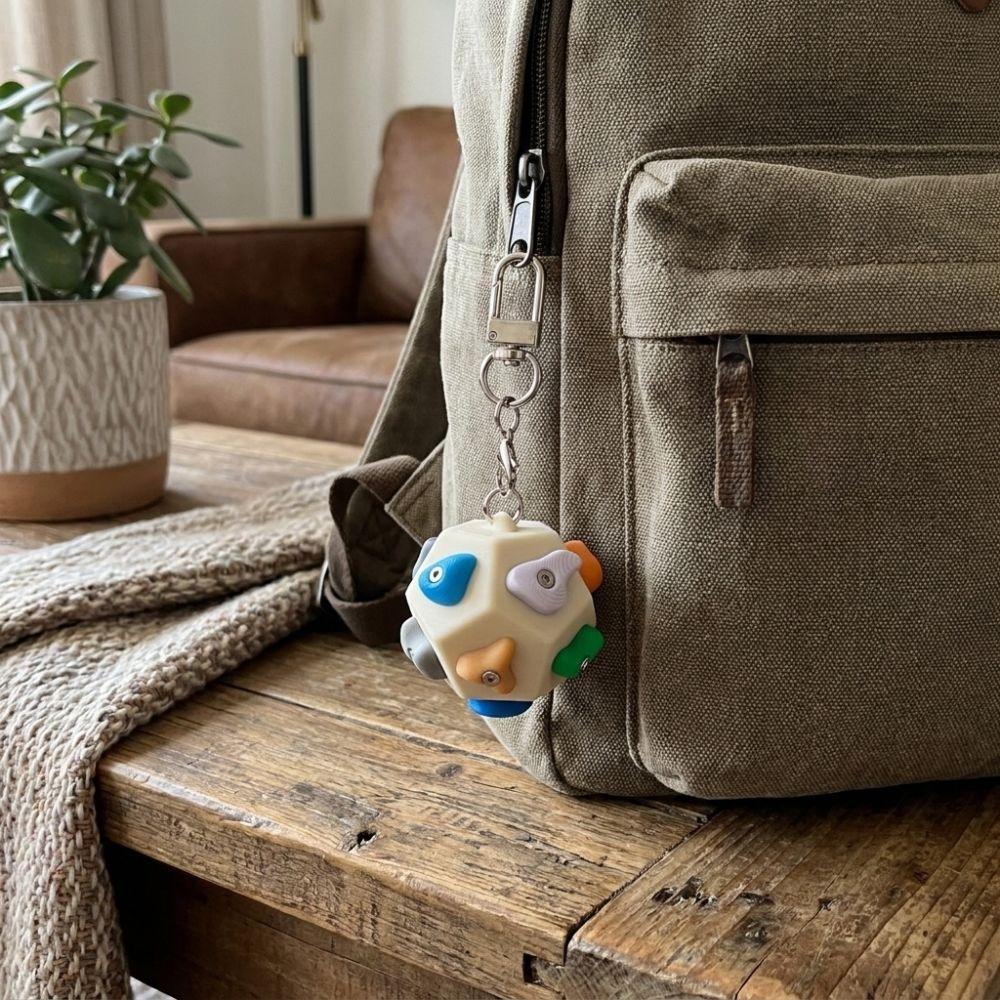 Detachable Boulder Dodecahedron Boulder Block Charm Travel Portable Ornament