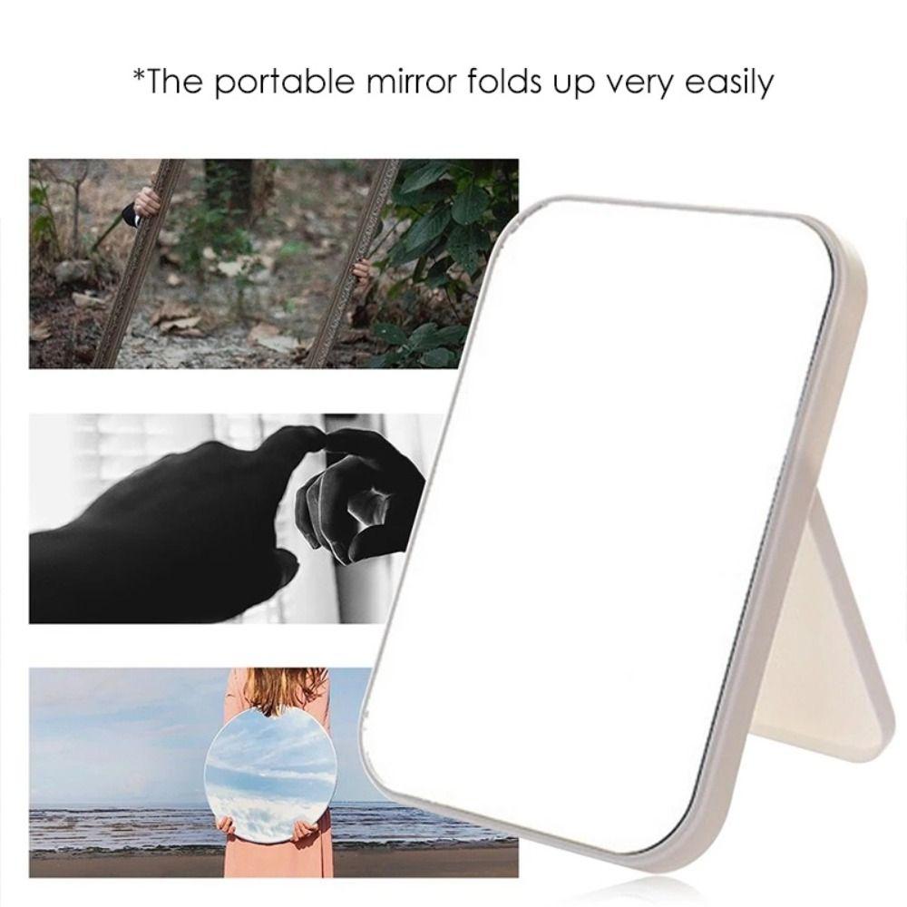 Квадратное складное зеркало с высоким разрешением, настольное зеркало для макияжа, новое зеркало для макияжа