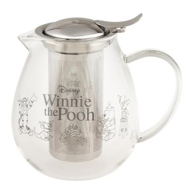 Maebata Disney Винни Пух Стекло 52947 Жаропрочный горшок, 580 мл, D-WP35