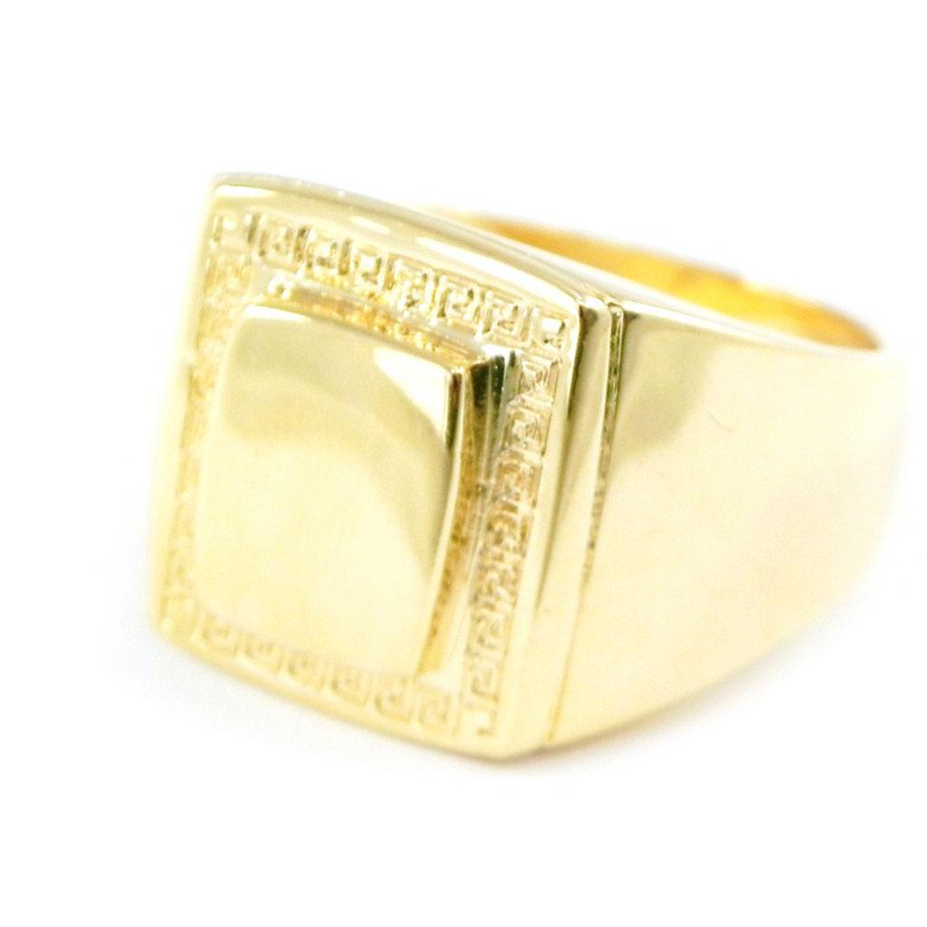'Charles' Gold Plated Signet Ring
