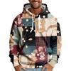 Men's Loose Printed Hooded Sweatshirt Men's Casual Fashion Sports Sweatshirt