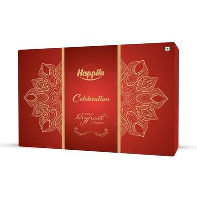 Подарочная коробка с сухофруктами Happilo Celebration Kiwi 147 г, идеально подходит для Дивали и праздничных подарков, миндаль, кешью, зеленый изюм, закуски для вечеринок