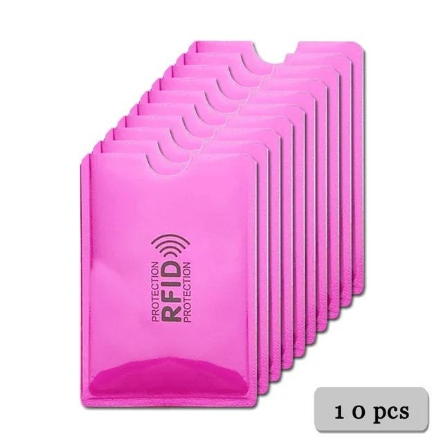 Новый 20 шт. Анти-RFID Держатель для карт Блокировка Считывателя Замок Чехол для Банковской Карты ID Карты Защита Металлический Держатель для Кредитных Карт Алюминиевый Чехол