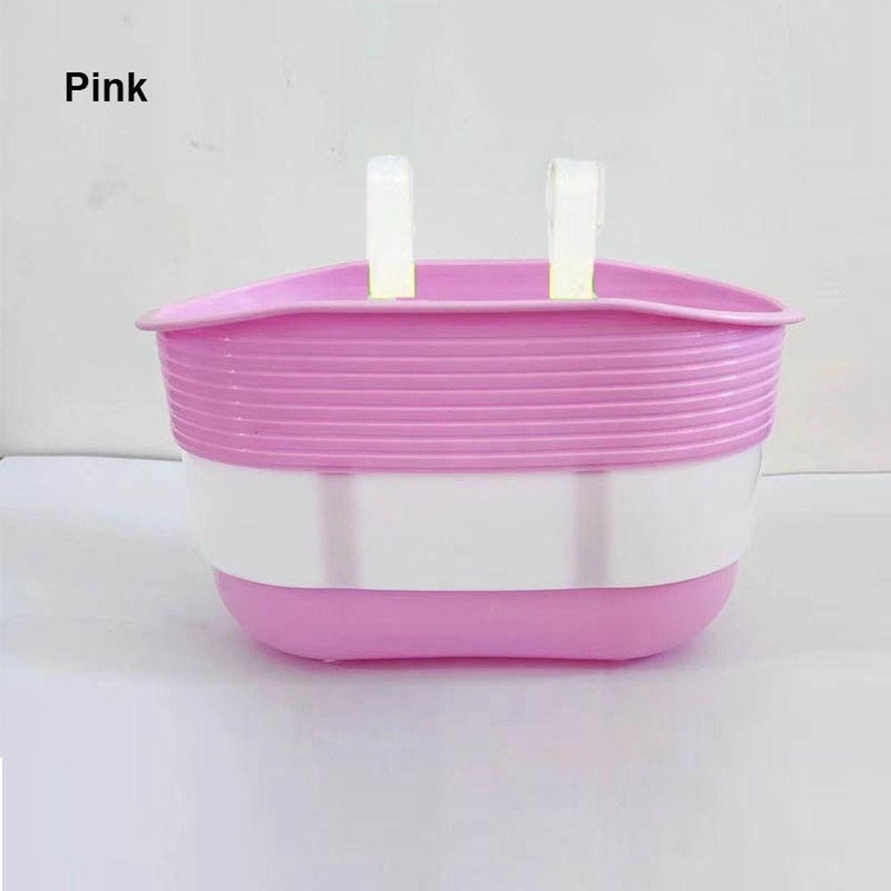 Детали Детская велосипедная корзина Пластиковая корзина на руль детского самоката Аксессуары для горного велосипеда