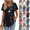 Ayollar uchun frill qisqa yengli ko'ylaklar kundalik kiyimlar trendy futbolka top