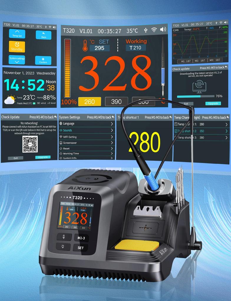 Aixun T320 200W Kolba 210 + 3Groty + Kolba 245 + 3Groty