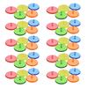50Pcs Golf Ball Mark Position Markers Diameter 24mm Clear Plastic Flat Golf Ball Markers For Men Women Golf Games