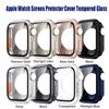PC Case Change To Ultra for Apple Watch 10 46/42MM Screen Protector Cover Tempered Glass for IWatch Series9 8 7 SE 6 5 4 44/45MM