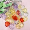 Acrylic Transparent Petal Beads for Earrings Necklace Pendant DIY Handmade Materials 50pcs/set DIY Hair Jewelry Accessories Loose Beads  Beads