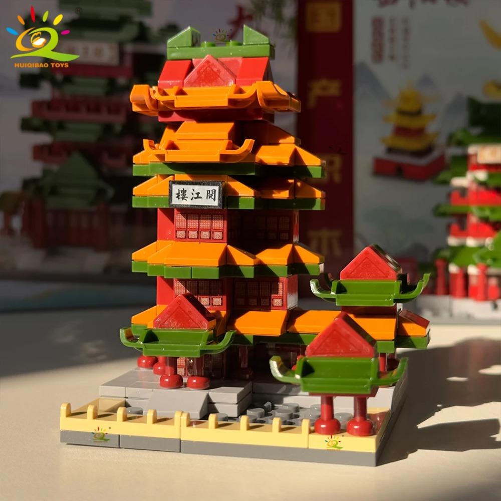 HUIQIBAO Мок Городской Пейзаж Мини Строительные Блоки DIY Городская Коммерческая Улица Кофейня Головоломка Игрушки Домашние Украшения Декор
