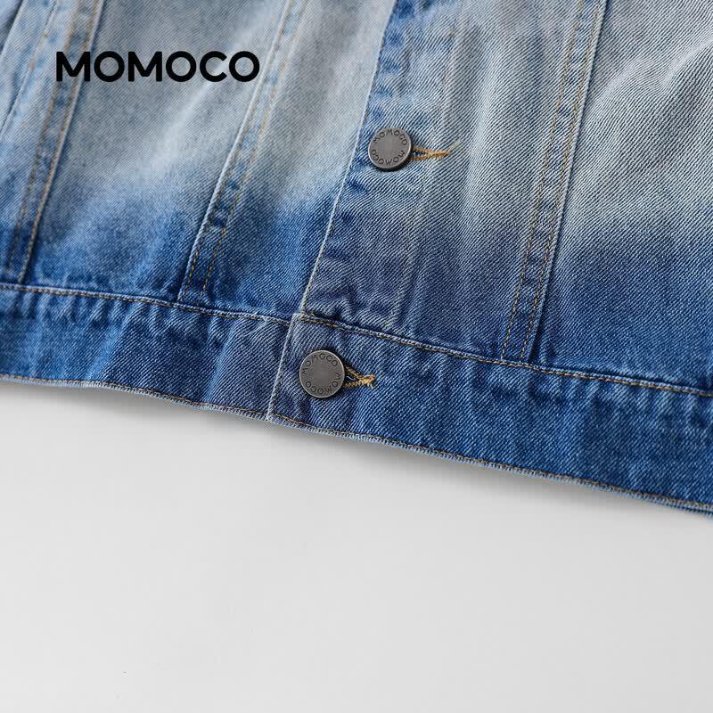 Повседневная джинсовая куртка для мальчиков MOMOCO
