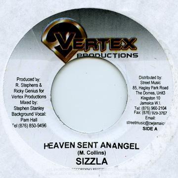 7-дюймовая пластинка SIZZLA / RAS FRASER - Heaven Sent An Angel / Mama NONE Vertex Producti 2006 Ямайка Регги, Ска и Даб Б/у