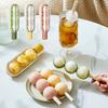 Creative Ice Cream Stick Mold Silicone Ice Cream Mold 3 Hole Ice Ball Homemade DIY Baking with Cover and Stick Kitchen Tools