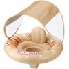 Baby Removable Foot Baby For 6 Months 3 Years Old Hand Pump Included Float, SPF50+ Sunscreen, Sunshade, Bath, Kids, Pad, Safe, - Kids, (Beige)