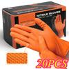 1/2/4/6/10/20PCS Nitrile Work Gloves Disposible Gloves with Diamond Textured for Car Industry Gardening Care Cooking Tools