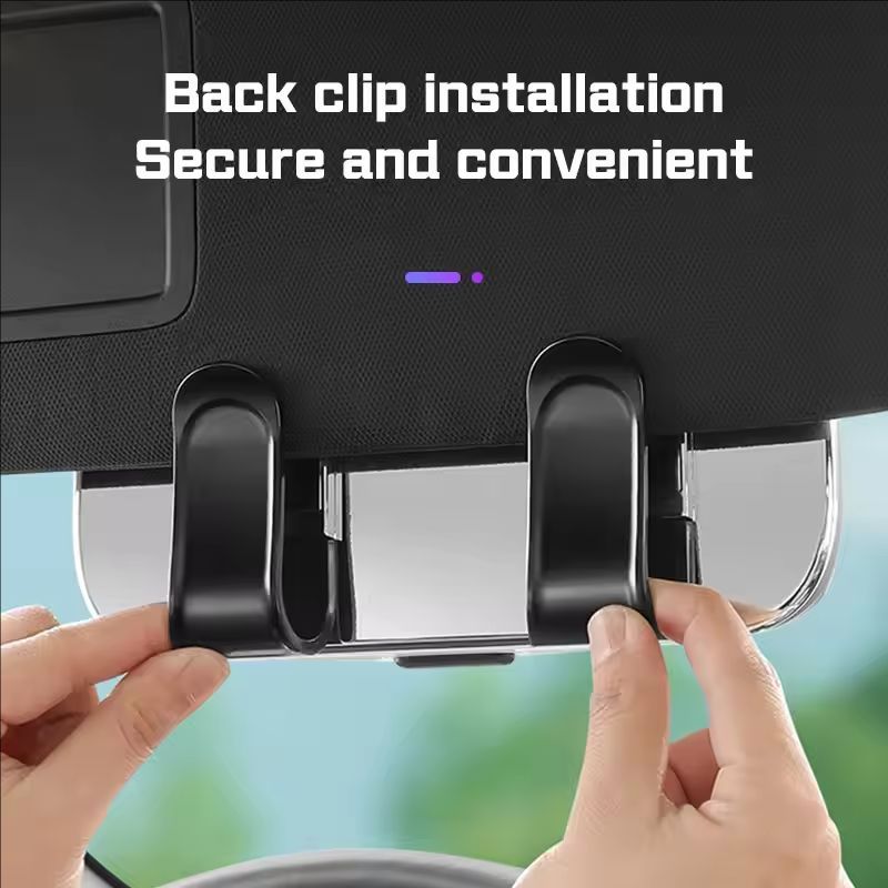 For BMW 1 2 3 4 5 6 7 Series X1 X2X3X4 X5 F48 E70 E90 E60 G30 G20 Press Switch Car Glasses Box Sun Visor Glasses Holder/ Sticker ER4