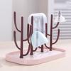 Multi Purpose Baby Bottle Drying Rack Eco-friendly Bottle Dryer Holder Removable Drinking Cup Baby Bottle Drying Rack with Tray