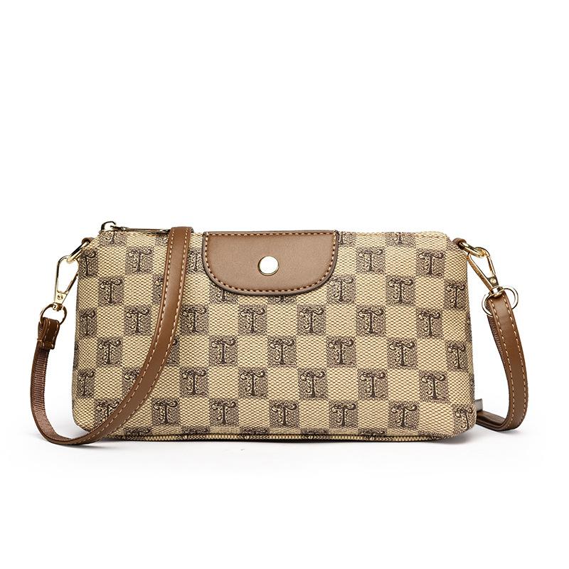 Женская сумка новая весна и лето маленькая сумка с принтом буквы женская сумка модная на плечо универсальная сумка-мессенджер клатч