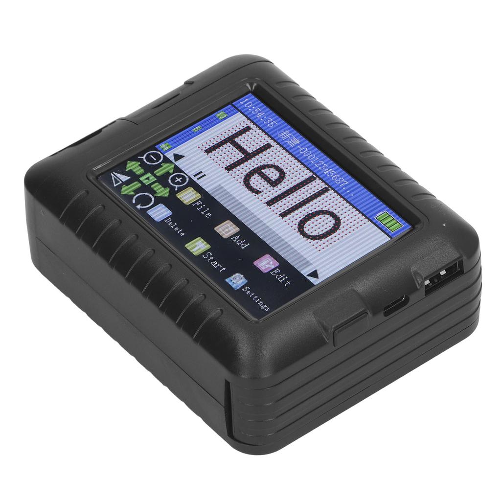 Ручной струйный принтер 3,5-дюймовый светодиодный сенсорный экран 4-ядерный процессор перезаряжаемый принтер кода для печати