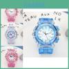40mm Ku Luo Mi Round Dial Watch With Night Glow Pvc Strap For Comfortable Wearing