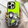 Парень, который ее интересовал, не был Чехол для телефона для iPhone17,16,15,14,13,12,11 Plus,Pro Max Черный Конфетный Посеребренный Чехол