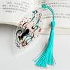 Ancient Chinese Landscape Painting Bookmark Beautiful Beautiful Leaf Vein Bookmark Gift To Classmates and Friends