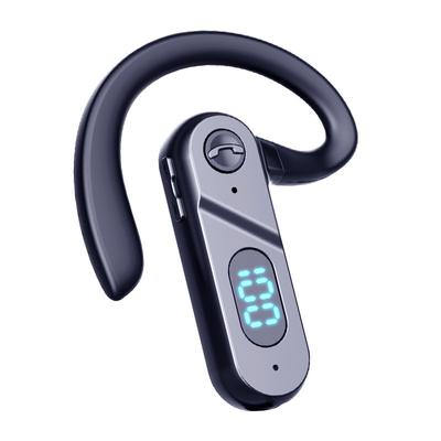 Bluetooth-гарнитура с костной проводимостью, беспроводная, с большой батареей, цифровым дисплеем, голосовым управлением, с функцией ответа, не в ухе